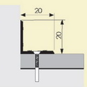 Русский профиль - Угол 20*20мм внутренний 0,9м